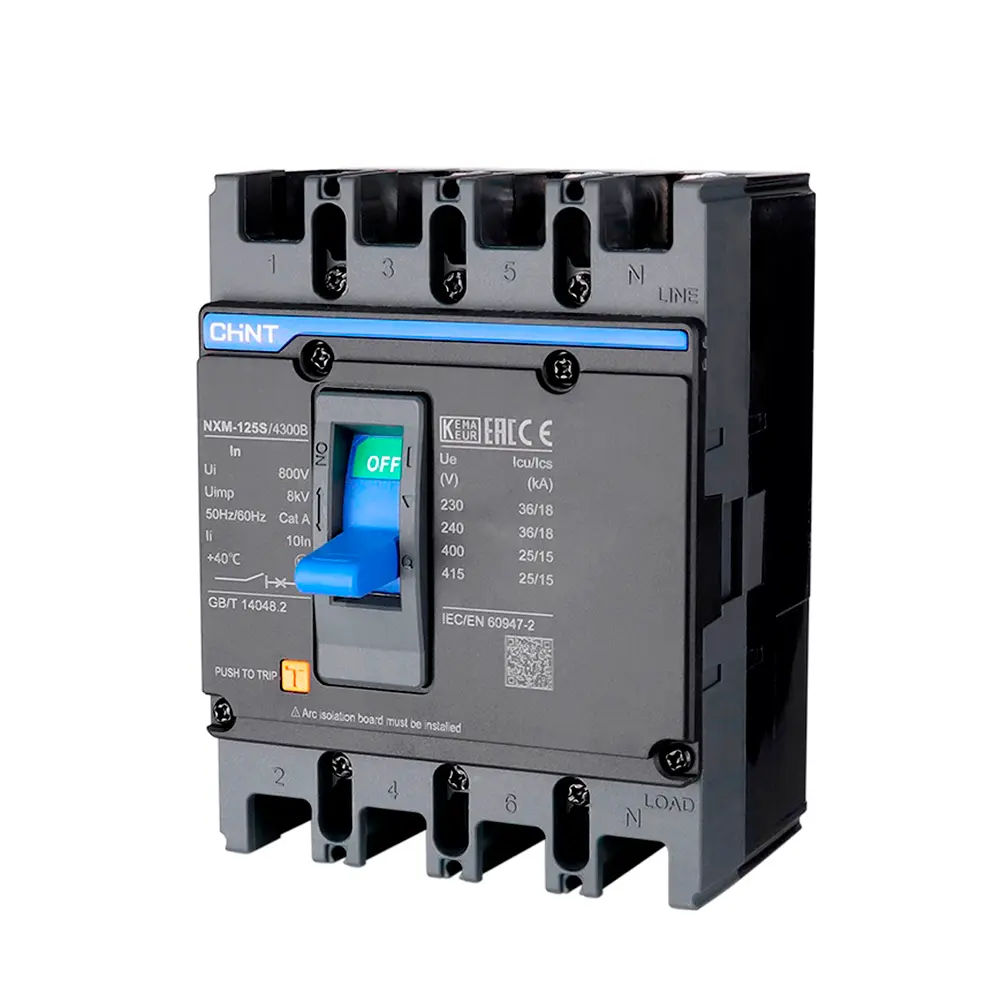 4P 100A Interruptor De Fuerza Fijo NXM-125S4300B