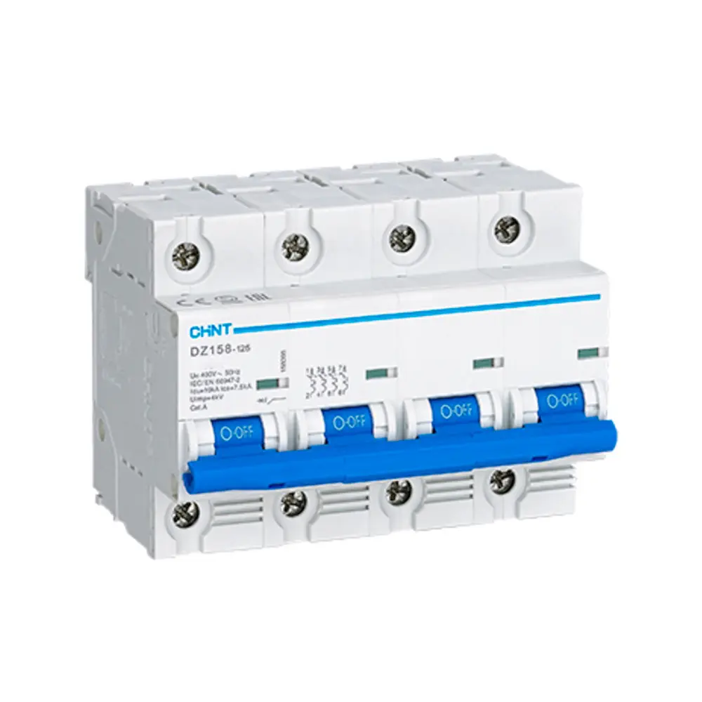 4×125 Interruptor Termomagnetico DZ158-125H 10Ka Chint